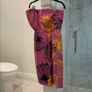 Strapless dress so fun on!